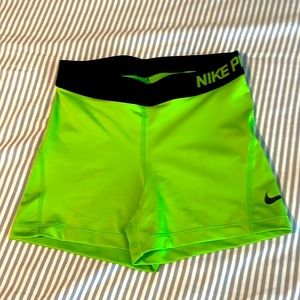 Ladies Nike Pro spandex shorts